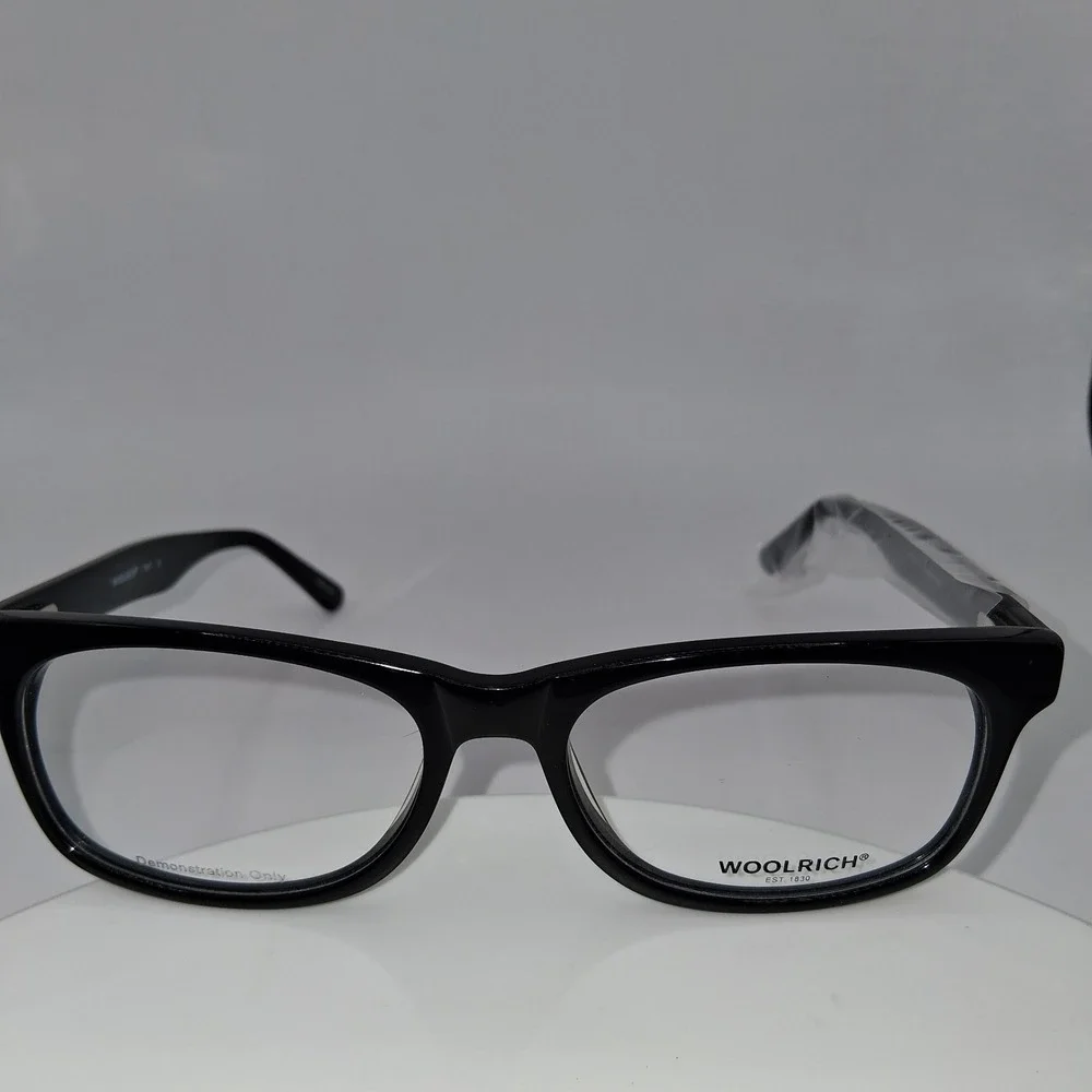 Woolrich 7857 Unisex Adult Eyeglasses Frame  Black Full Rim 56-18-150